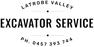 Latrobe Valley Excavator Service Logo